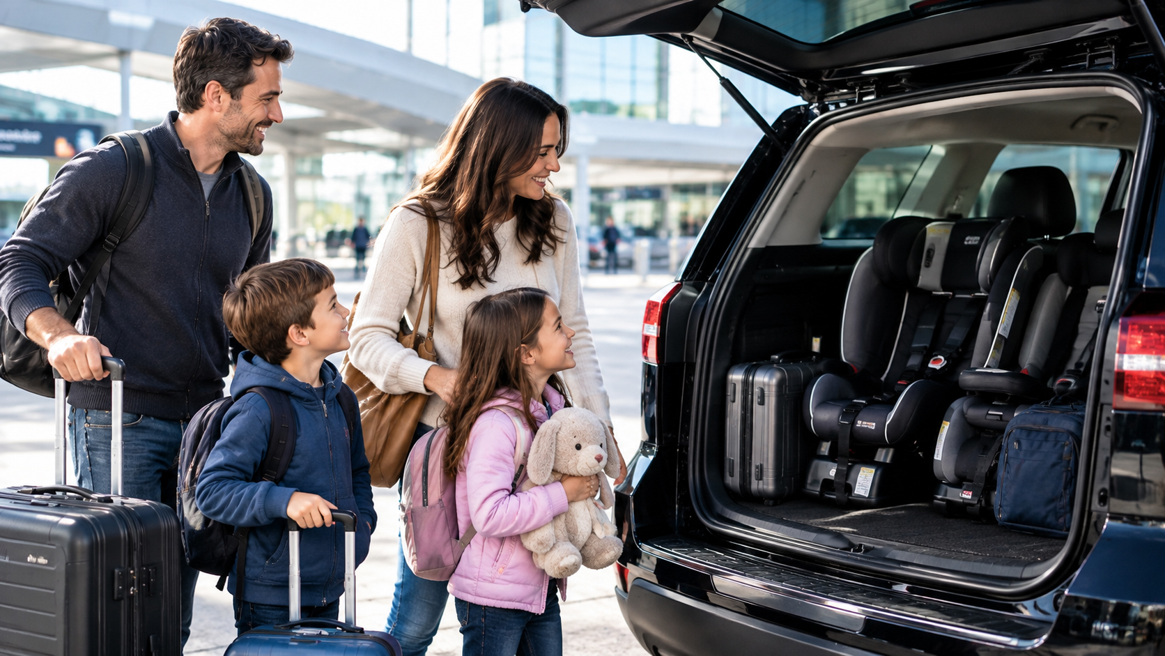 Logan Airport Transportation with Kids: Car Seats, Luggage and Family Travel Tips